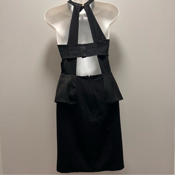 Marciano Black Dress size XS Halter Neckline Open Back - Picture 2 of 6